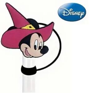 Mickey Mouse Straw Cover, New, Disney, Fits 10mm Straw